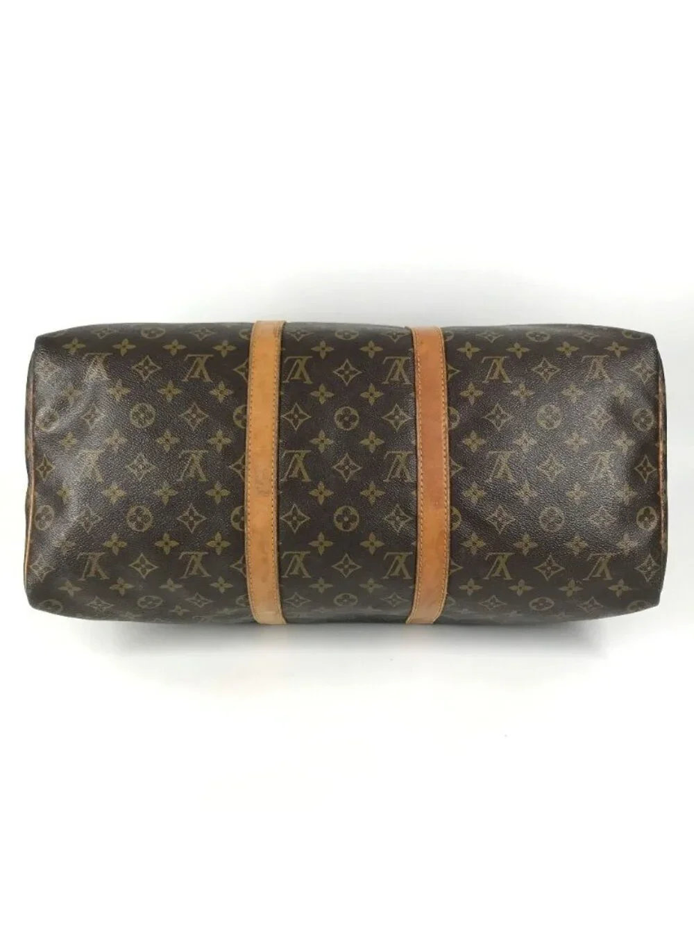 Louis Vuitton Boston Bag Keepall 50 Monogram Canvas Brown